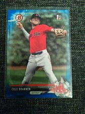 2017 Bowman Draft Blue Parallel /150 #BD-193 Cole Brannen Red Sox