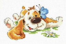 "Tired" Unprinted Funny Needlework Cross Stitch Kit 16-16