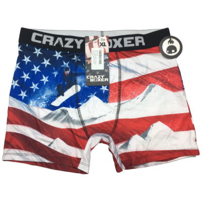 Kalan LP Crazy Boxer pour homme Rouge/blanc, Tony, Petit