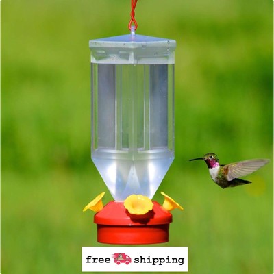 Lantern Hummingbird Nectar Feeder Shatterproof Hanging Small Bird