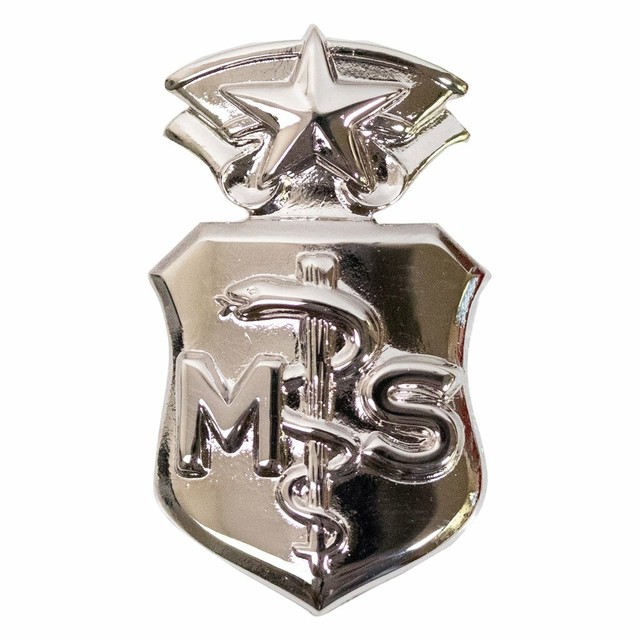Genuine U.S. AIR FORCE (USAF) BREAST BADGE MEDICAL SERVICE CHIEF