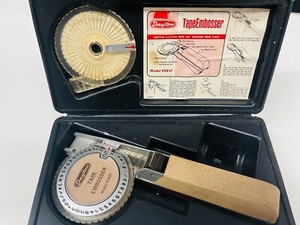 Vintage Dayton Tape Embossing Kit Label Maker 4X857 In Case