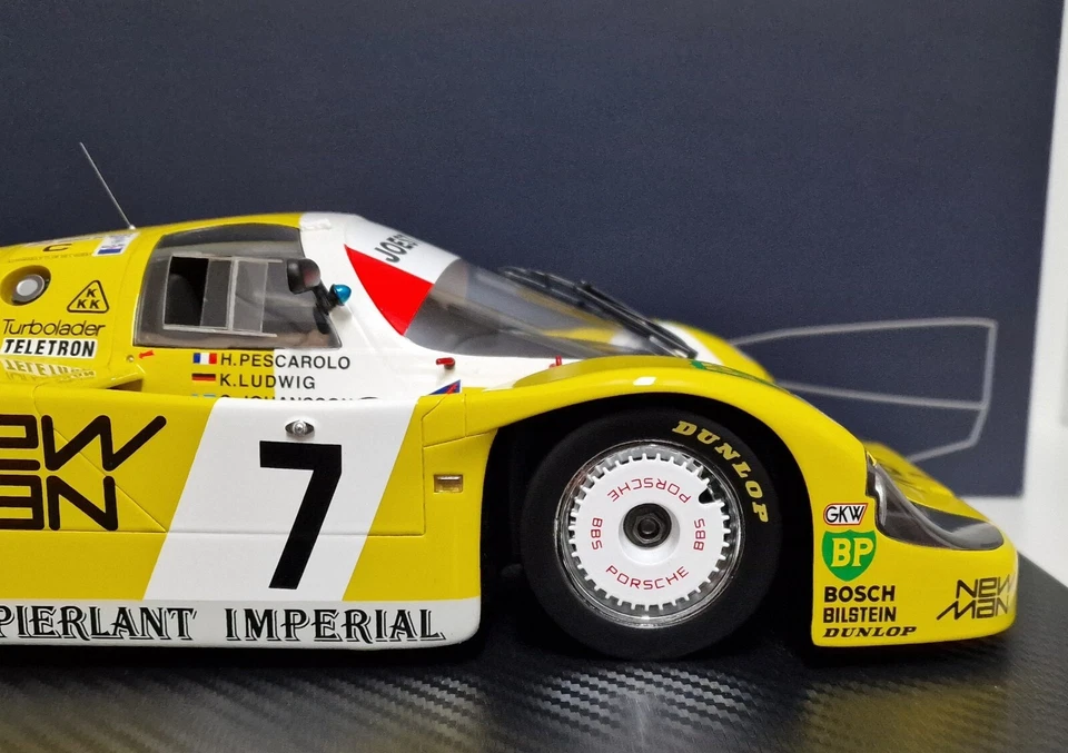 MODELLINO AUTO 1:12 TRUE SCALE TSM PORSCHE 956 PESCAROLO WINNER 24H LE MANS 1984 - Immagine 4 di 4