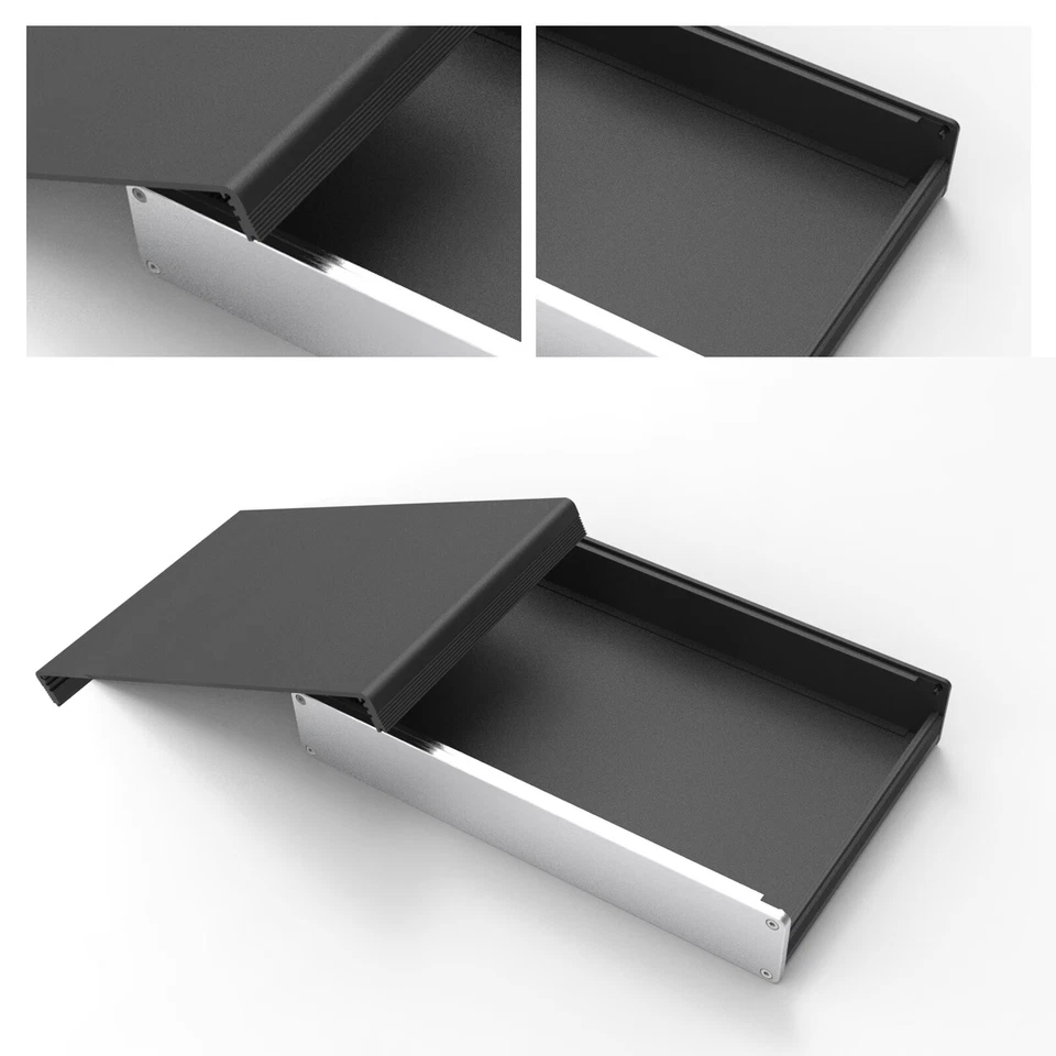 Aluminum Amplifier Chassis DAC Cabinet Enclosure DIY Case Box - image 2 of 4