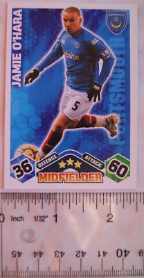 2009/10 Topps Match Attax Trading Card - Jamie O'Hara, Portsmouth FC