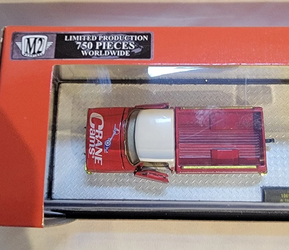 M2 MACHINES Crane Cams 1969 FORD F-100 RANGER & 1966 MUSTANG GASSER Limited Gold - Image 3 of 4