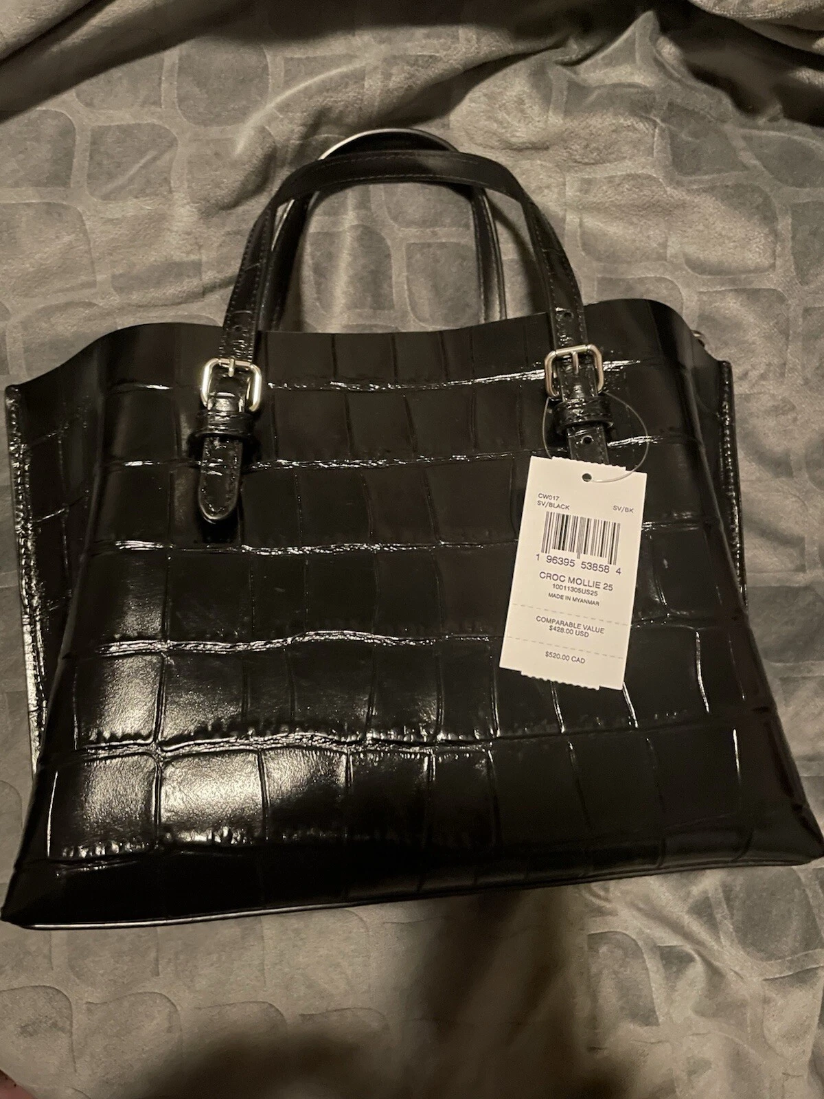 Borsa Coach donna a tracolla in alligatore nuova valutata 428€