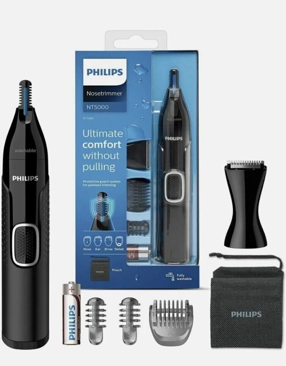 Philips Nose Hair Trimmer Series 5000 Nose Ear and Eyebrow Trimmer