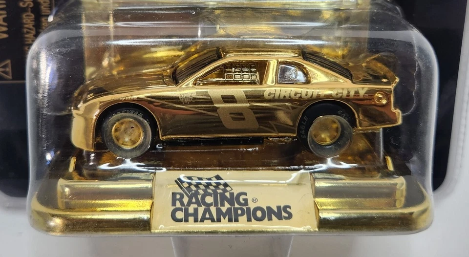 #8 Hut Stricklin Racing Champions Chapado en Oro 24K 50 Aniversario NASCAR fundido a presión 1:64 Foto 2 de 4