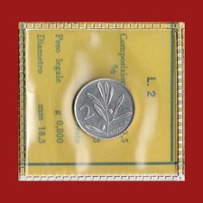 2 Lire 1970 Ulivo KM#94 Repubblica Italiana 1951 - 2001 FDC da Serie Divisionale