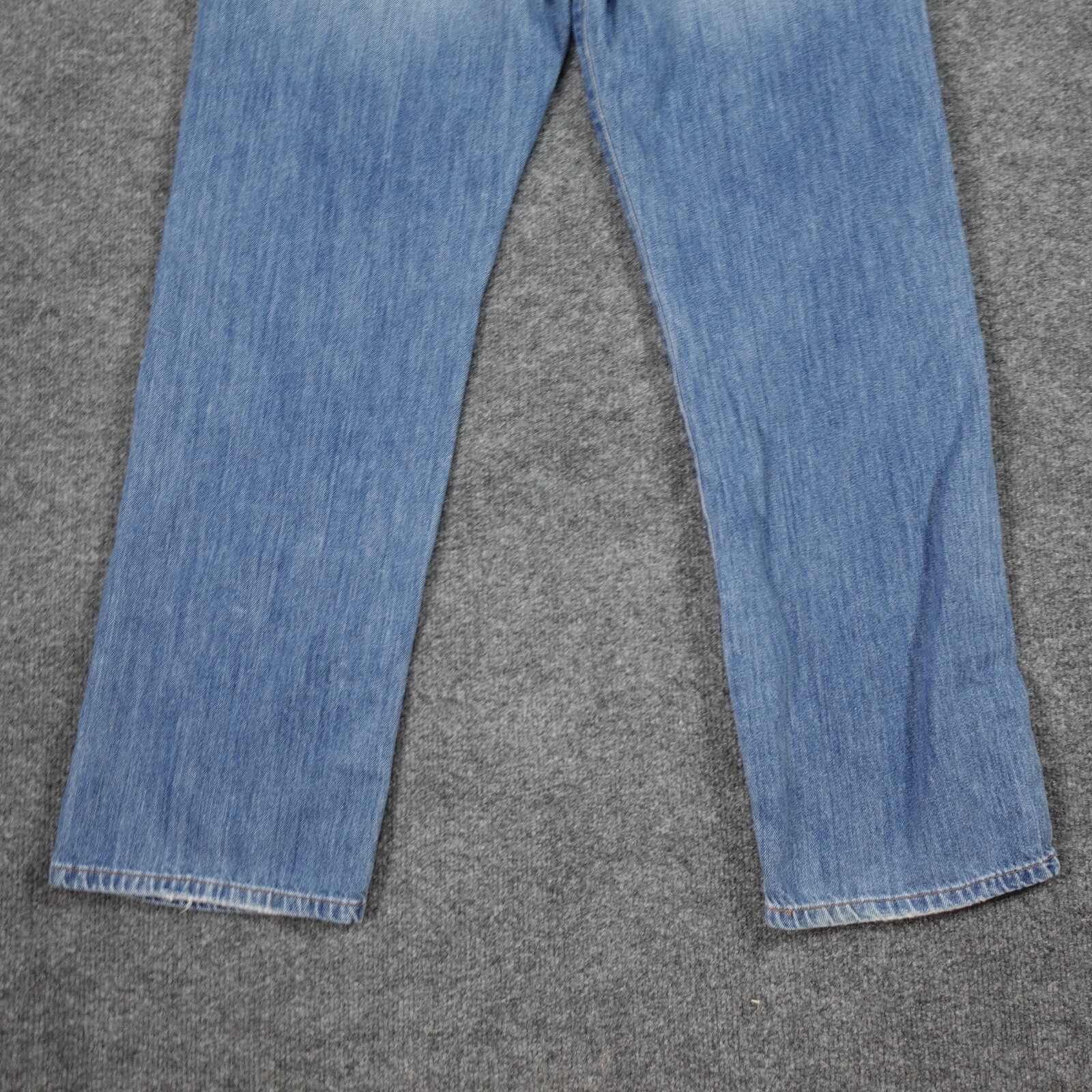 Lucky Brand Jeans Mens 36x32 Blue Denim 221 Original Straight Whiskering