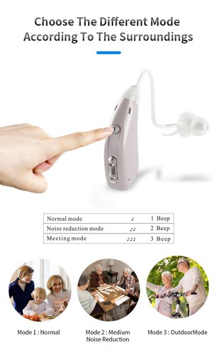 Hearing Aid Background Noise Reduction Digital Sound Amplifiers Hearing Devices - Picture 8 of 14