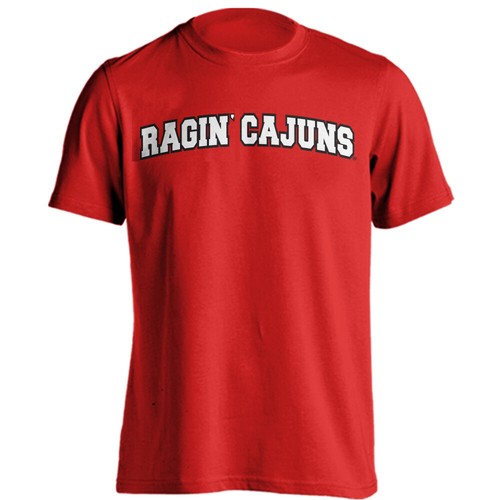 U of Louisiana at Lafayette Ragin' Cajuns Arched Text Short Sleeve T-Shirt - Bild 2 von 16