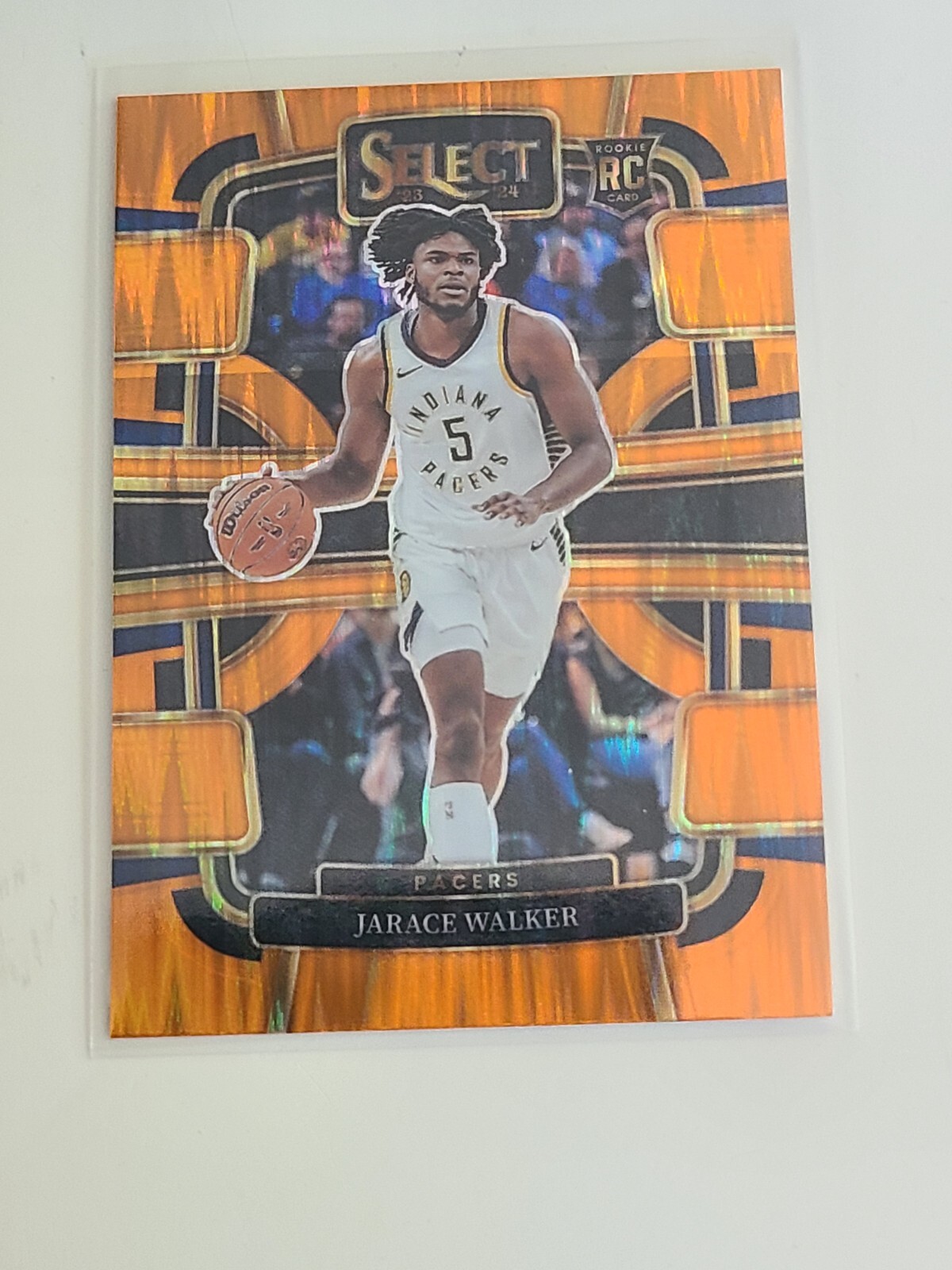 2023-24 Select Jarace Walker ORANGE FLASH ROOKIE SP #86 Panini Indiana Pacers RC