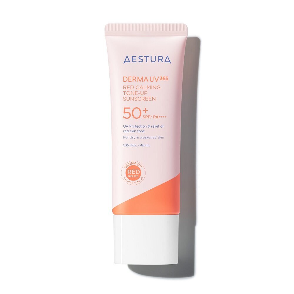 Успокаивающий солнцезащитный крем AESTURA Derma UV365 Red с тонизирующим эффектом, 40 мл, SPF50+ PA++++