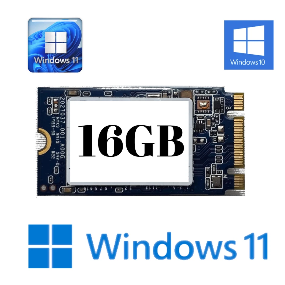 M.2 SSD 16GB NVME with Windows 11 or 10 UEFI 64 Installed 2242 PRO - Image 2 of 2