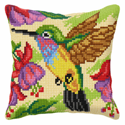 Orchidea Cross Stitch Kit: Kissen: Gro�: Summenvogel