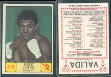 R@R@ FIGURE*SPORT CHAMPIONS 1968/69*JOSE' LEGRA -N.316-NEW/NEWSSTAND