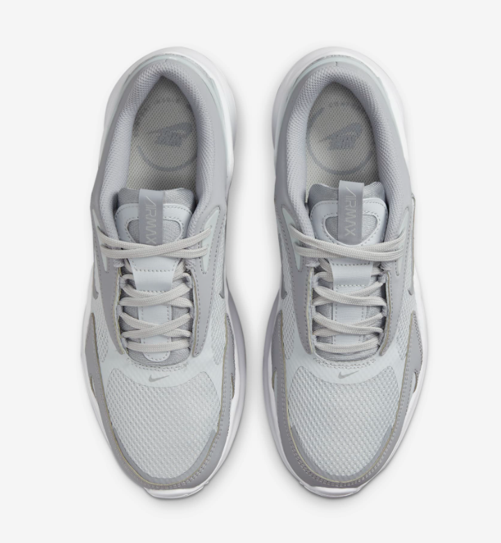 nike light grey air max bolt trainers