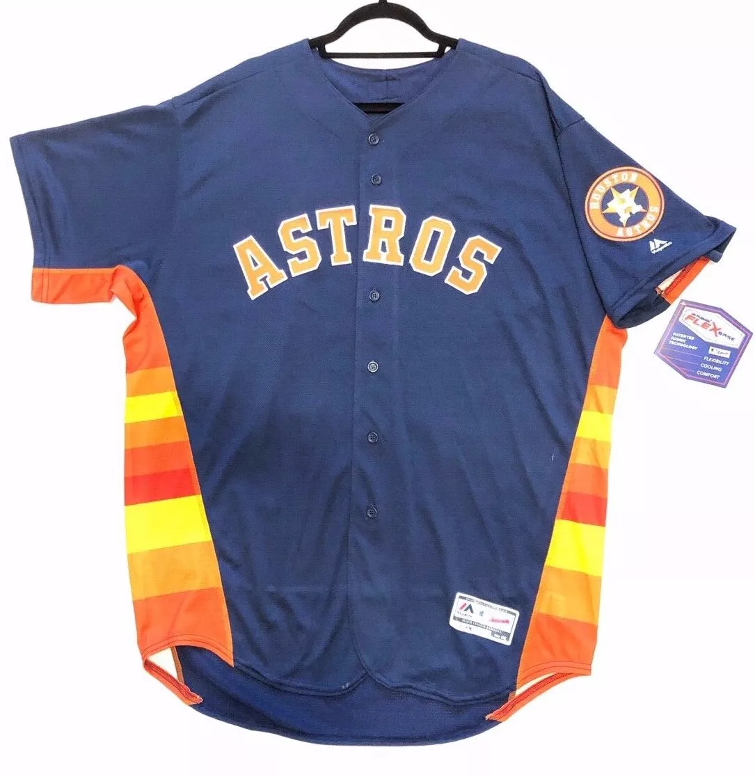 Houston Astros Carlos Correa Navy Authentic 2020 Alternate Jersey