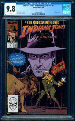 Indiana Jones and the Last Crusade #1 CGC 9.8 (1989) - Movie adaptation
