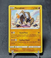 Terrakion Regular Rare Fighting 2020 Pokemon TCG SWSH VIVID VOLTAGE Card 092/185