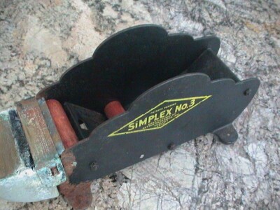 VINTAGE SIMPLEX NO. 3 SHIPPING FIBER/KRAFT TAPE DISPENSER | eBay