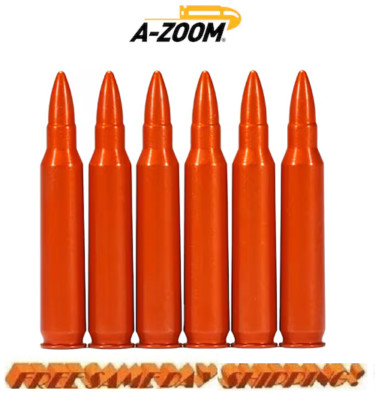 A-ZOOM 223 Remington Orange Value Pack Snap Cap, 6 PACK NEW! # 12422