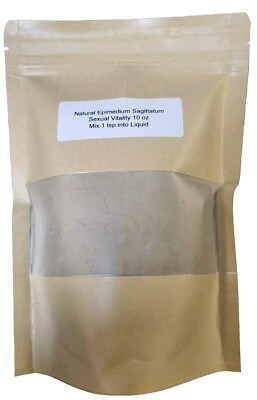 Horny Goat Weed Powder 10 Ounce Epimedium Sagittatum, Yin Yang Huo, Stamina