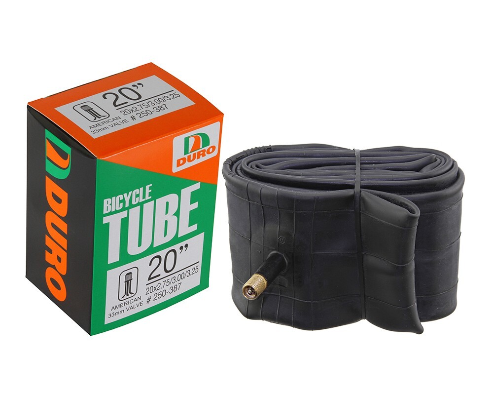 DURO 26" Bike Tube – Fits 1.75 To 2.125 Tires, 48mm Presta Valve, Rubber 10 thumbnail image