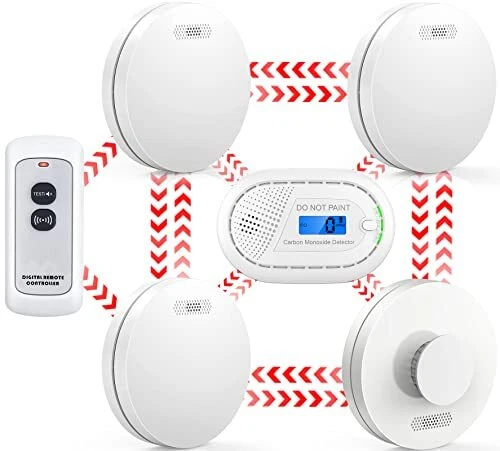 Wireless carbon sale monoxide alarm