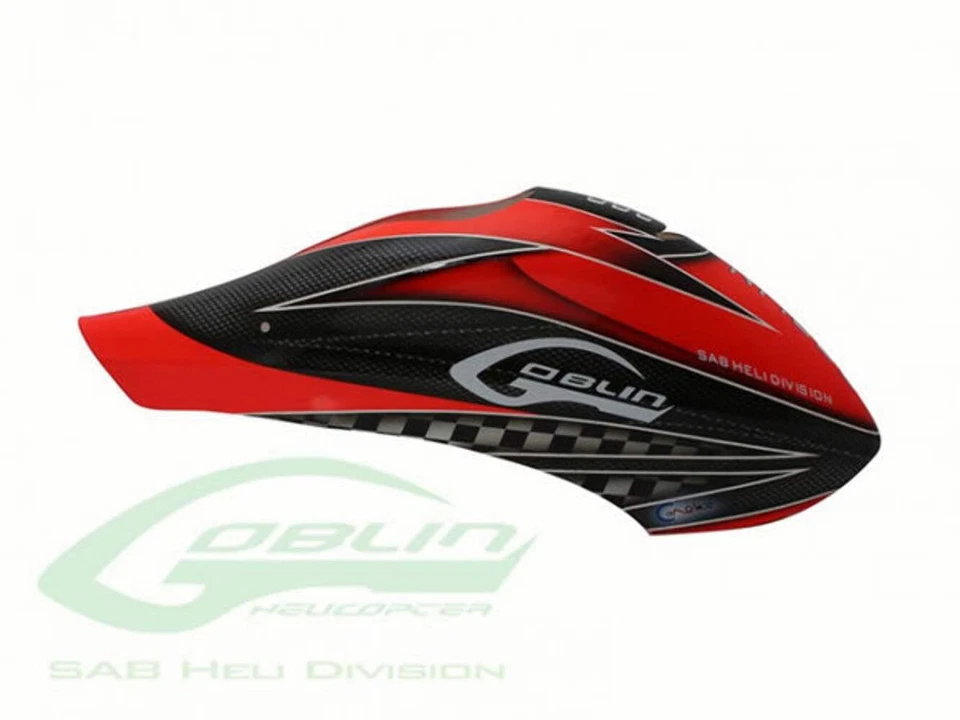 Canomod Airbrush Canopy SAB Red/Black - Goblin 380 : H0545-S - Image 4 of 4