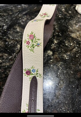 COACH Novelty Guitar Strap Handbag Strap Cross Stitch  display picture 1