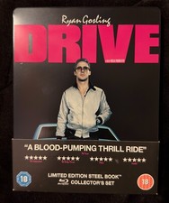 DRIVE RYAN GOSLING HMV EXCLUSIVE - BLU-RAY STEELBOOK NICOLAS WINDING REFN RARE
