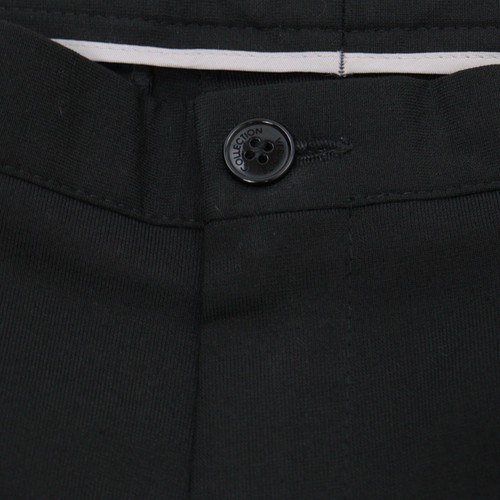 Versace Collection City Pants Mens 33x31 Black Dress Trouser Wool Blend Money - Imagen 8 de 11
