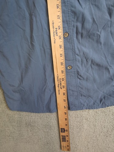Helly Hansen Shirt Mens Medium Blue Quick Dry Marine Sailing Outdoor Hiking - Picture 7 of 14
