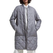 Closed Quilted Coat In Dark Shadow - Size Xs