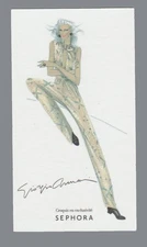 Carte publicitaire - advertising card -  Si de Giorgio Armani recto verso