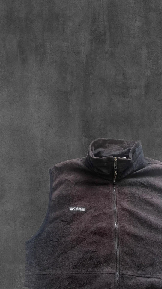Columbia fleece Weste ärmellos (L) Schwarz - Bild 4 von 4
