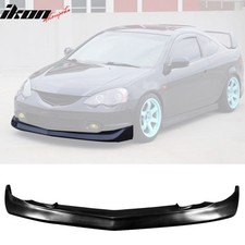 Fits 02-04 Acura Rsx Dc5 Mugen Style Unpainted Black Front Bumper Lip Spoiler Pu