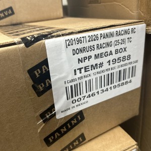 2026 Panini Donruss Racing NASCAR Mega Case Factory Sealed (20 Box) T3A