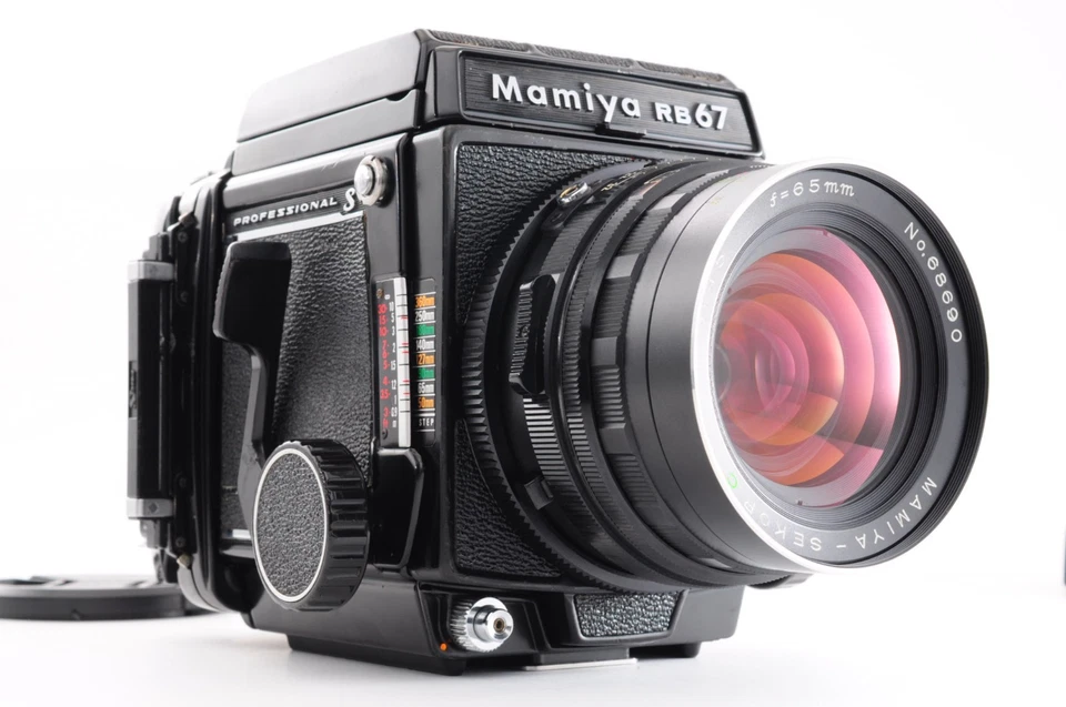 New Bellows **NEAR MINT -** Mamiya RB67 Pro S + Sekor C 65mm f/4.5 + 120 F/B JPN - Image 2 of 4