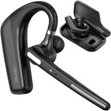 Bluetooth Earpiece Noise Cancelling Microphone Wireless Headset for PC Laptop
