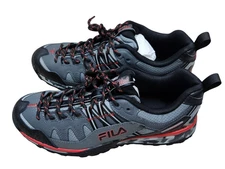 FILA Mens 8 Vitality 21 All Terrain Shoes Sneakers Gray Black Red New w/o Box