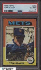 1975 Topps #370 Tom Seaver New York Yankees HOF PSA 6 EX-MT