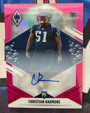 2021 Panini Phoenix #160 Christian Barmore Pink Autograph 67/99 Rookie RC