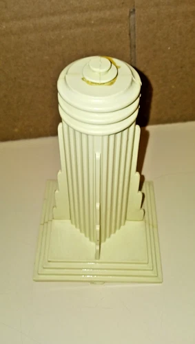Vintage Marx Tin Litho Skyscraper  Top Plastic Antenna