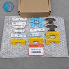 15 PCS  Roof Fastener Clips Front Windshield Side For Honda Civic 06-11