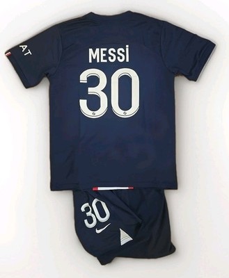 NEW Paris Saint-Germain Jersey & Shorts Mens Small Blue Qatar