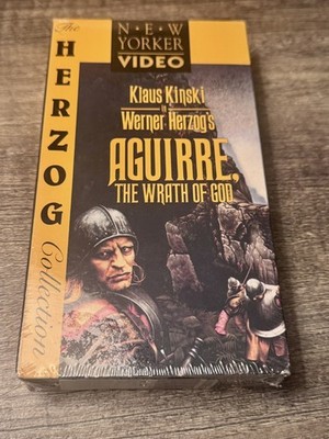 Aguirre, the Wrath of God VHS 1991 New and Sealed! Werner Herzog, Klaus Kinski